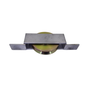 Picture of ROLLER GATE WHEEL V-GROOVE WITH BRACKETS 150MM
