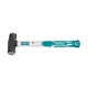 Picture of HAMMER SLEDGE 4LB/1.81KG WITH DROP-FORGED HAMMER HEAD WITH FIBREGLASS HANDLE TOTAL TOOLS