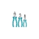 Picture of PLIERS SET: HIGH LEVERAGE PLIERS COMBINATION 200MM/8", PLIERS DIAGONAL CUTTING 180MM/7" AND
PLIERS LONG NOSE 160MM/6" Q:3 TOTAL TOOLS RENTTECH