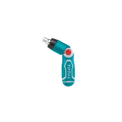Picture of SCREWDRIVER RATCHET SET: RATCHET FOLDING HANDLE & 12 SCREWDRIVER BITS 6.35x25MM
(SLOTTED: 4, 5, 6, 7; PHILLIPS: 0, 1, 2, 3 & POZIDRIV: 0, 1, 2, 3) Q:13 TOTAL TOOLS RENTTECH