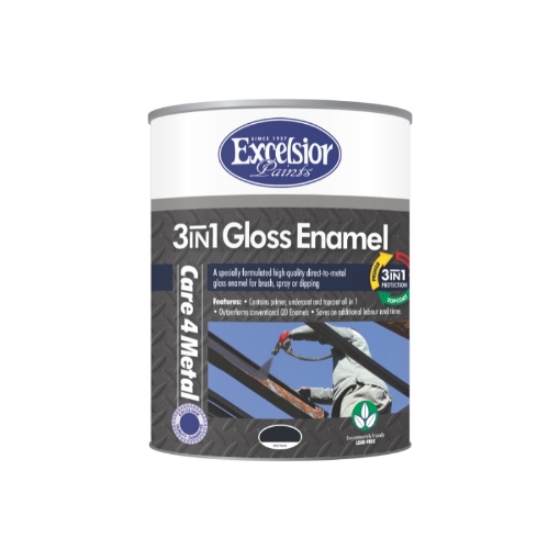 Picture of PAINT 3 IN 1 METAL COAT (MC) DEEP BLUE Q:5L EXCELSIOR