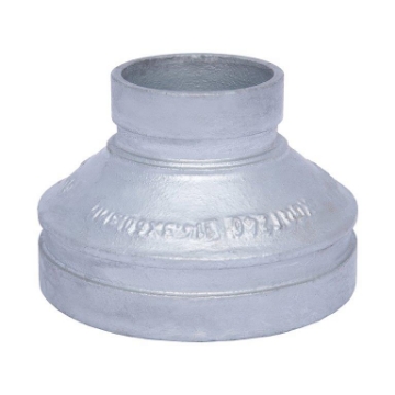 Picture of CONCENTRIC REDUCER DUCTILE IRON ASTM A536 GALVANISED 100 X 80 76MM LONG
