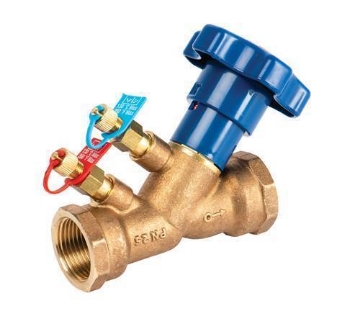 Picture of Balancing Valve,VIR,Model 9505,40mm,
Screwed BSP female x female,PN25 rated,Brass,
handwheel operated