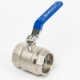 Picture of Ball Valve,Natco,B1101,standard bore,DN10mm,
screwed BSP female x female,PN16,brass chromeplated,
handlever operated