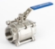 Picture of Ball Valve,Natco,3piece,full bore,DN50mm,
screwed BSP female x female,1000wog,316 stainless steel,
handlever operated