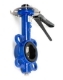 Picture of Butterfly Valve,Natco,Standard PN16,DN250mm,Wafer type multi
drilled,Body-Ductile Iron,Shaft-410 stainless steel,
Disc-304 stainless steel,Liner-NBR rubber,handlever operated