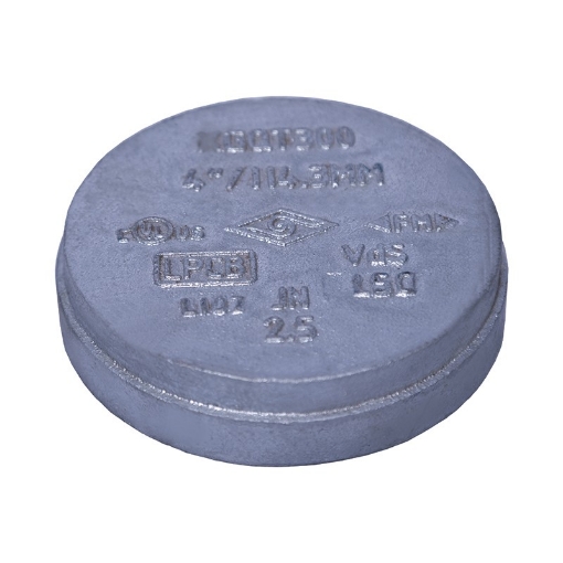 Picture of CAP DUCTILE IRON ASTM A536 GALVANISED 150 27MM LONG
