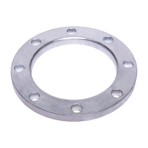 Picture of PLATE FLANGE COMMERCIAL QUALITY GALVANISED ASA150 FLAT
FACE BACKING FLANGE (HDPE) 110/125