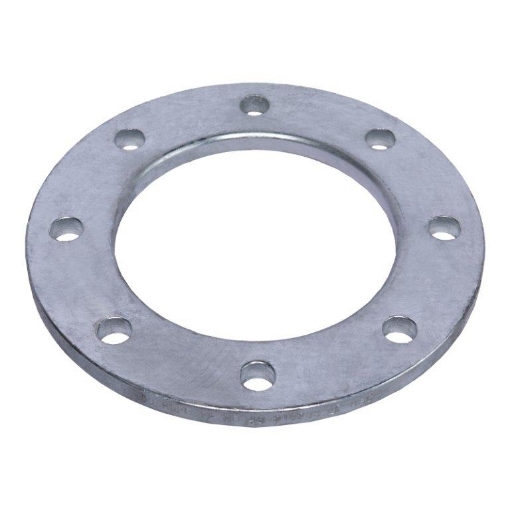 Picture of PLATE FLANGE COMMERCIAL QUALITY GALVANISED TD FLAT
FACE BACKING FLANGE (HDPE) 200/225