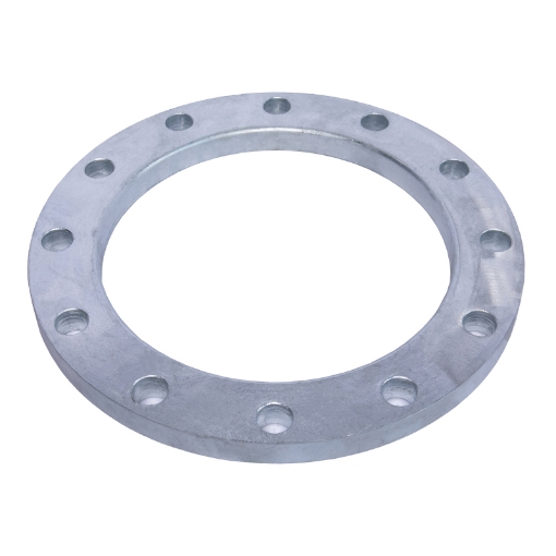 Picture of PLATE FLANGE COMMERCIAL QUALITY GALVANISED ASA150 FLAT
FACE BACKING FLANGE (HDPE) 315