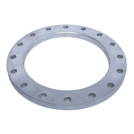Picture of PLATE FLANGE COMMERCIAL QUALITY GALVANISED T1600 FLAT
FACE BACKING FLANGE (HDPE) 355