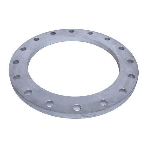 Picture of PLATE FLANGE COMMERCIAL QUALITY GALVANISED ASA150 FLAT
FACE BACKING FLANGE (HDPE) 400
