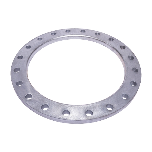 Picture of PLATE FLANGE COMMERCIAL QUALITY GALVANISED ASA150 FLAT
FACE BACKING FLANGE (HDPE) 500