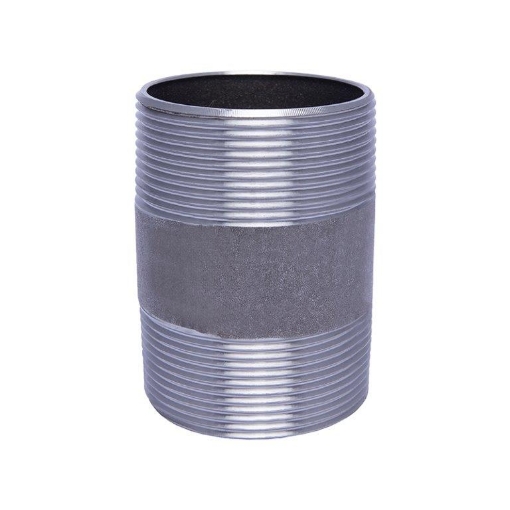 Picture of NIPPLE WROUGHT STEEL BLACK 100 x BARREL