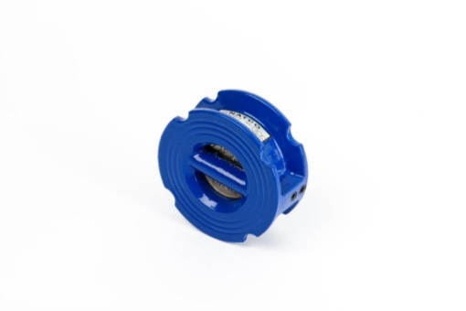 Picture of Non-return Valve,Natco,Standard industrial,DN 80mm,
Wafer,double door swing type soft trim,PN16 rated,
cast iron body 304 stainless steel flaps