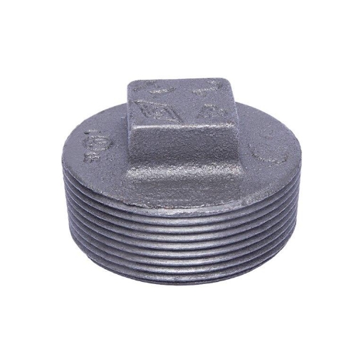 Picture of PLUG EN10242 MALLEABLE CAST BLACK MECH 100 x SQUARE