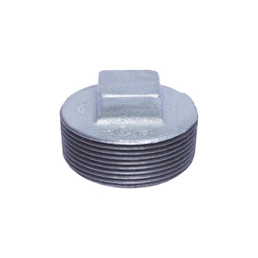 Picture of PLUG EN10242 MALLEABLE CAST GALV MECH 20 x SQUARE