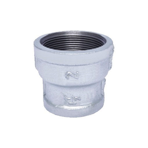 Picture of SOCKET REDUCING EN10242 MALLEABLE CAST GALV MECH 15 x 8