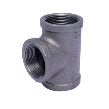 Picture of TEE EQUAL EN10242 MALLEABLE CAST BLACK MECH 8 x F
