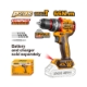 Picture of DRILL 20V PS CORDLESS BRUSHLESS 66NM IMPACT &  ACCESSORIES INGCO

